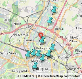 Mappa , 40129 Bologna BO, Italia (1.87083)