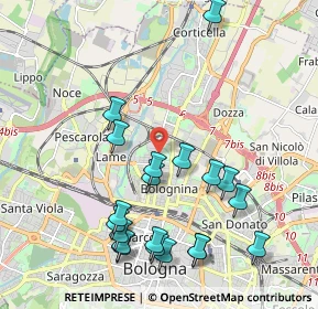 Mappa , 40129 Bologna BO, Italia (2.266)