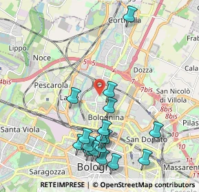 Mappa , 40129 Bologna BO, Italia (2.29824)