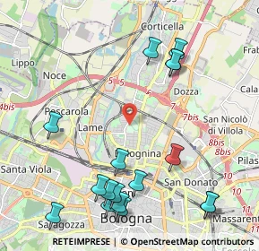 Mappa , 40129 Bologna BO, Italia (2.59824)