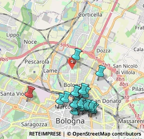 Mappa , 40129 Bologna BO, Italia (2.2405)