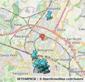 Mappa , 40129 Bologna BO, Italia (2.6375)