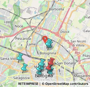 Mappa , 40129 Bologna BO, Italia (2.34583)