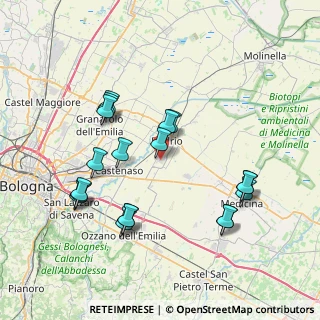 Mappa Via G.tubertini Angolo Via Faustino Trebi Cento Di, 40054 Budrio BO, Italia (7.95105)