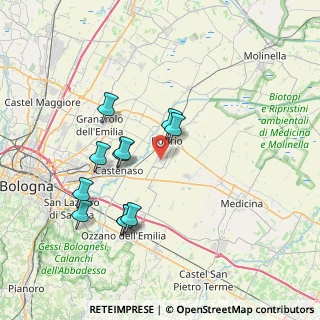 Mappa Via G.tubertini Angolo Via Faustino Trebi Cento Di, 40054 Budrio BO, Italia (7.10455)