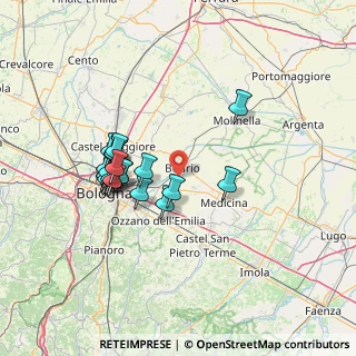 Mappa Via G.tubertini Angolo Via Faustino Trebi Cento Di, 40054 Budrio BO, Italia (12.755)