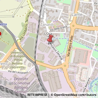 Mappa Via Francesco Zanardi, 68, 40131 Bologna, Bologna (Emilia Romagna)