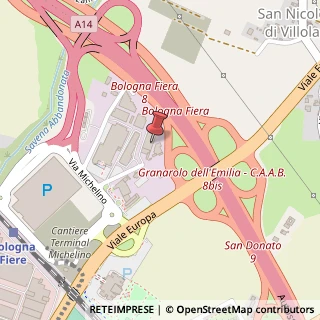 Mappa Via Michelino, 93\2, 40127 Bologna, Bologna (Emilia Romagna)