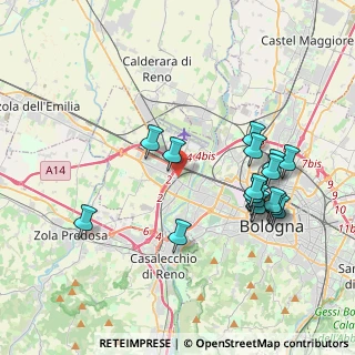 Mappa Bologna Borgo Panigale, 40132 Bologna BO, Italia (4.03941)