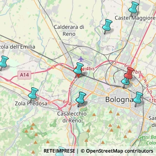Mappa Bologna Borgo Panigale, 40132 Bologna BO, Italia (5.78818)