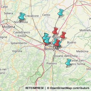 Mappa Bologna Borgo Panigale, 40132 Bologna BO, Italia (12.60167)
