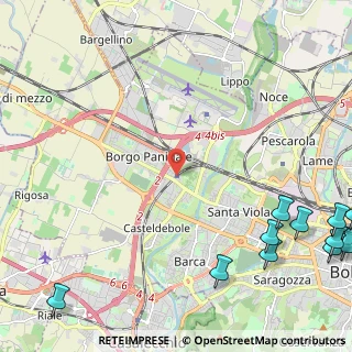 Mappa Bologna Borgo Panigale, 40132 Bologna BO, Italia (3.82182)