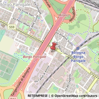 Mappa Via Caduti di Amola, 4, 40132 Bologna, Bologna (Emilia Romagna)