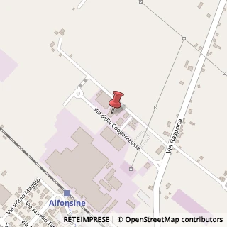 Mappa Via della Cooperazione, 18, 48011 Alfonsine, Ravenna (Emilia Romagna)