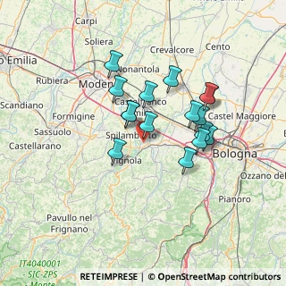 Mappa Via Padulli, 40053 Valsamoggia BO, Italia (11.52)