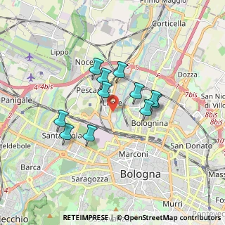 Mappa Via Marco Polo, 40139 Bologna BO, Italia (1.40455)
