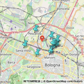 Mappa Via Marco Polo, 40139 Bologna BO, Italia (1.42583)