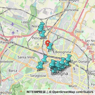 Mappa Via Marco Polo, 40139 Bologna BO, Italia (2.068)