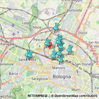 Mappa Via Marco Polo, 40139 Bologna BO, Italia (1.27273)