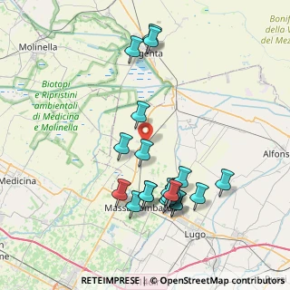 Mappa Via Giuseppe Verdi, 48017 Conselice RA, Italia (8.072)