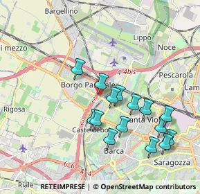 Mappa Via Marco Celio, 40132 Bologna BO, Italia (1.87467)