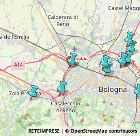 Mappa Via Marco Celio, 40132 Bologna BO, Italia (6.232)