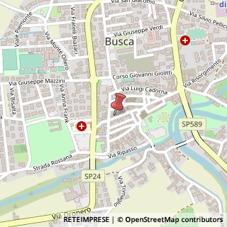 Mappa Via Umberto I, 126, 12022 Busca, Cuneo (Piemonte)