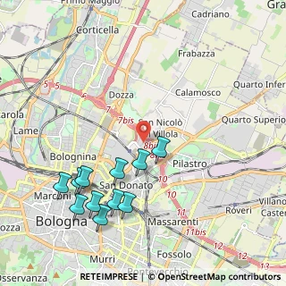 Mappa Via Michelino, 40126 Bologna BO, Italia (2.34)