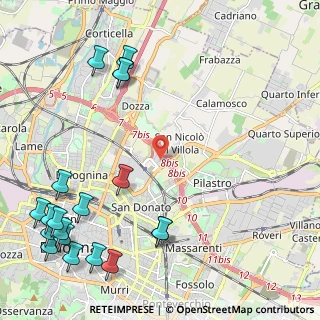 Mappa Via Michelino, 40126 Bologna BO, Italia (3.17105)
