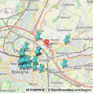 Mappa Via Michelino, 40126 Bologna BO, Italia (2.37789)