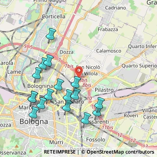 Mappa Via Michelino, 40126 Bologna BO, Italia (2.29176)