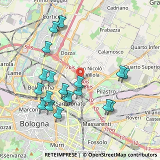 Mappa Via Michelino, 40126 Bologna BO, Italia (2.181)