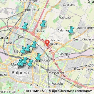 Mappa Via Michelino, 40126 Bologna BO, Italia (2.46417)