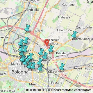 Mappa Via Michelino, 40126 Bologna BO, Italia (2.3495)
