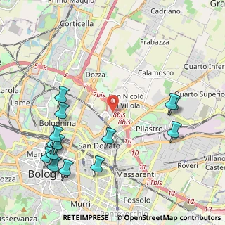 Mappa Via Michelino, 40126 Bologna BO, Italia (2.65857)