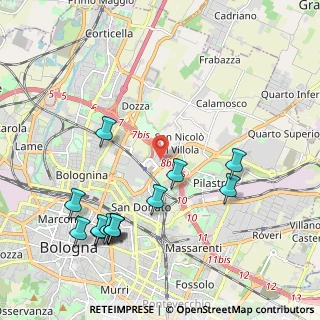 Mappa Via Michelino, 40126 Bologna BO, Italia (2.41077)