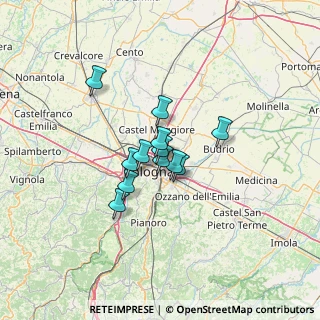 Mappa Via Michelino, 40126 Bologna BO, Italia (8.3175)