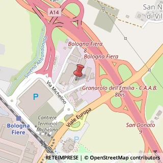 Mappa Via Michelino, 93/2, 40126 Bologna, Bologna (Emilia Romagna)