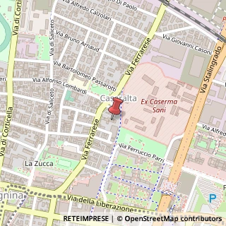 Mappa Via Ferrarese, 161, 40128 Bologna, Bologna (Emilia Romagna)