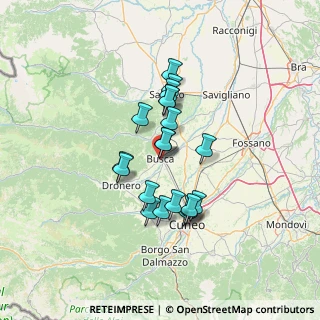 Mappa Via Umberto I, 12022 Busca CN, Italia (10.806)