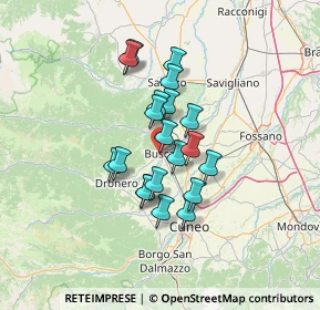 Mappa Via Martiri della Libertà, 12022 Busca CN, Italia (10.0475)