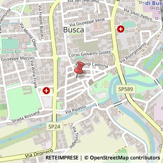 Mappa Via Roberto d'Azeglio, 13, 12022 Busca, Cuneo (Piemonte)