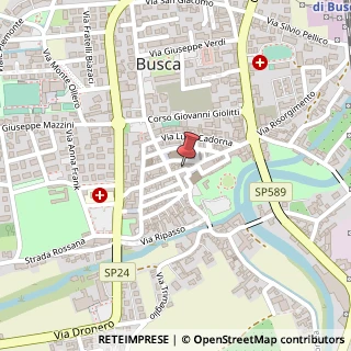 Mappa Via Umberto I, 92, 12022 Busca, Cuneo (Piemonte)