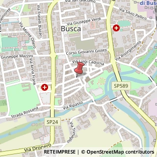Mappa Via Umberto I, 65, 12022 Busca, Cuneo (Piemonte)