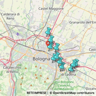 Mappa Via Fernando Felicori, 40128 Bologna BO, Italia (3.37818)