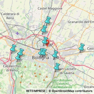Mappa Via Fernando Felicori, 40128 Bologna BO, Italia (3.99636)