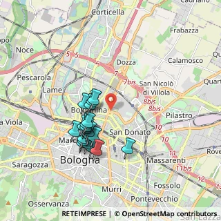 Mappa Via Fernando Felicori, 40128 Bologna BO, Italia (1.622)