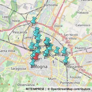 Mappa Via Vittorio Bigari, 40128 Bologna BO, Italia (1.4)