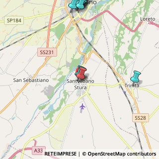 Mappa Via Perotti, 12040 Sant'Albano Stura CN, Italia (3.31211)
