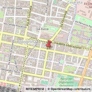Mappa Via Donato Creti,  10, 40128 Bologna, Bologna (Emilia Romagna)